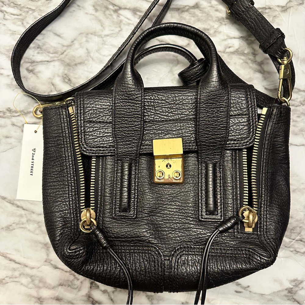 3.1 Philip Lim black shoulder bag